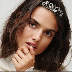 Free people crystal crown tiara new